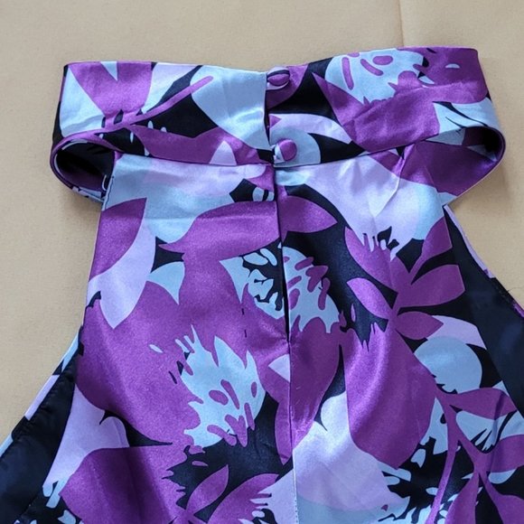 R&K Evening Mock Neck Tank Top Size Large - Picture 5 of 8